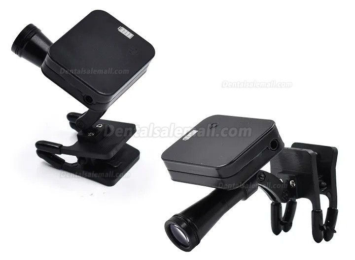 5W Dental Wireless Clip-on LED Headlight with 2Pcs Batteries